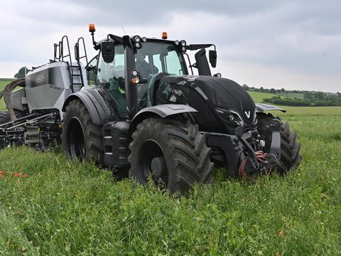 Direct drilling into cover crops